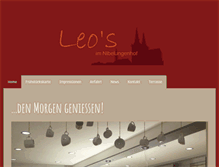 Tablet Screenshot of leos-xanten.de